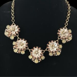 Chico's Floral Statement Necklace New